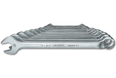 HHIP Gabelringschlüssel 12 Mm - Geschmiedeter Stahl, Poliert, 15° Versetzter Ring